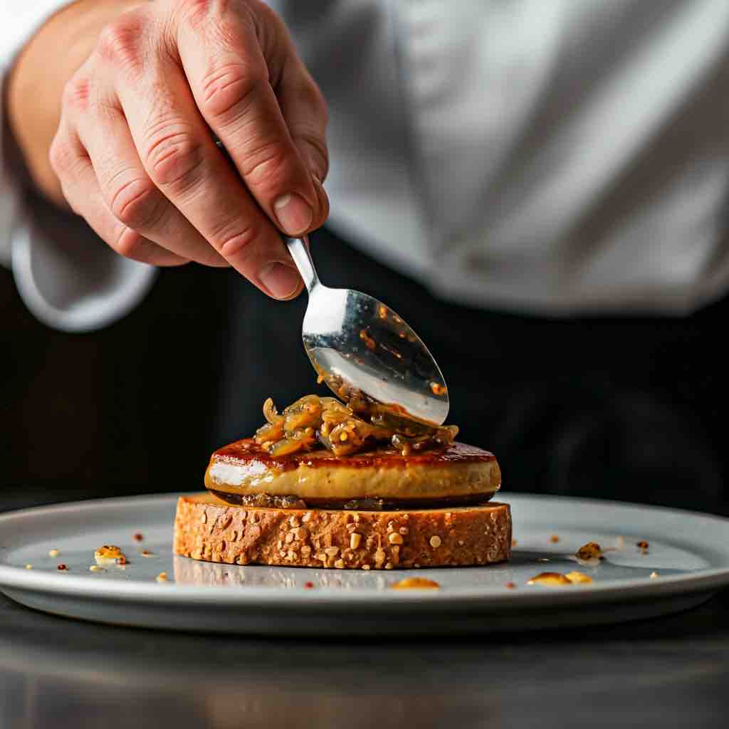 Une entrée gourmande dressée à bord