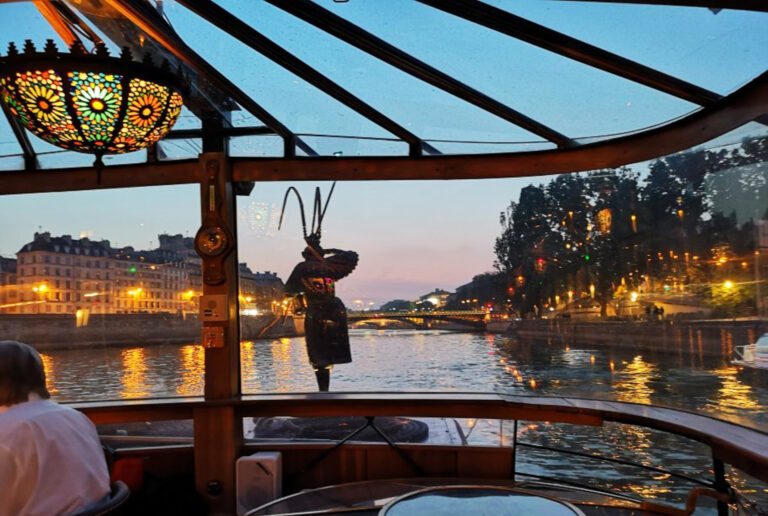 Paris at dusk from the veranda